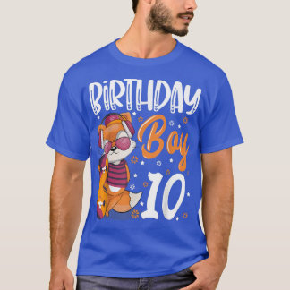 T-shirt 10 Ans 10e Anniversaire Pour Fo Lover Boy Foes Bi