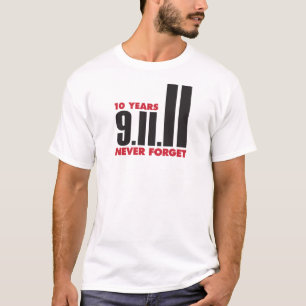 T-shirt 10 ans anniversaire chemise du 11 septembre