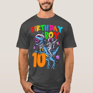 T-shirt 10 ans Anniversaire Garçon astronaute équitation 1