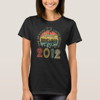 T-shirt 10 Ans Awesome Depuis Novembre 2012 10e Birt