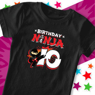 T-Shirt 10 Ans de bande dessinée Style de livre Ninja 10e 