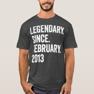 T-shirt 10 ans de légende depuis février 2013 10e annivers