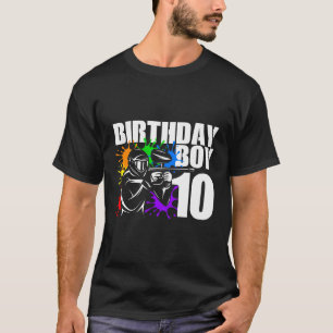 T-shirt 10 Ans Paintball Anniversaire Jouets 10E Gif
