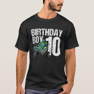 T-shirt 10 Ans Quad Anniversaire Fête ATV 4 Roue 10E