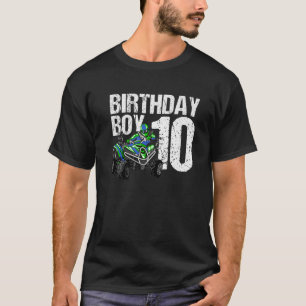 T-shirt 10 Ans Quad Anniversaire Fête ATV 4 Roue 10E