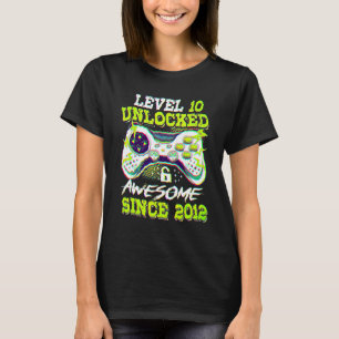 T-shirt 10 ans Vidéo Jeu 10e anniversaire Garçons Enfants