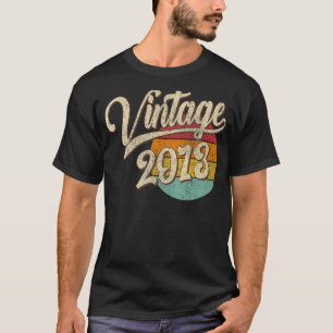 T-shirt 10 ans Vintage 2013 10e anniversaire