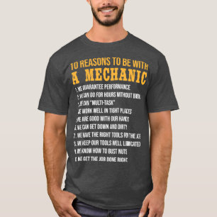 T-shirt 10 Raisons d'être avec un mécanique des paroles am