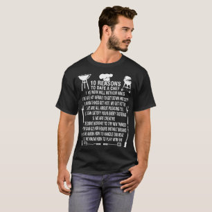 T-shirt 10 raisons jusqu'à présent un chef