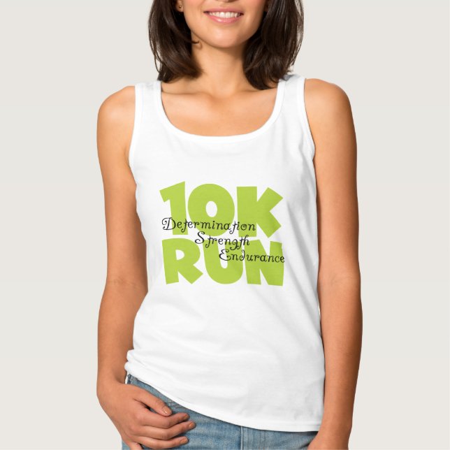 T-shirt 10 Run Spring Green (Devant)