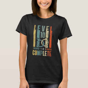T-shirt 10E 10 Anniversaire Mariage Cadeau Retro Husban