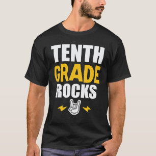 T-shirt 10e année, ça déchire Musique Professeur Rentrée