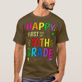 T-shirt 10e année Dixième retour à l'école