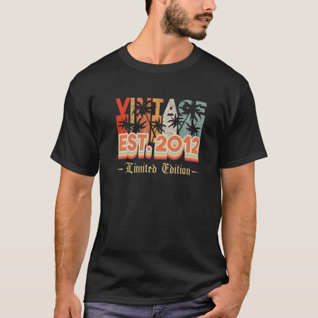 T-shirt 10E Anniversaire 10 Anniversaire 2012 Edition Limi (Devant)