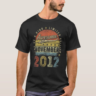 T-shirt 10e anniversaire Awesome depuis novembre 2012 10 a