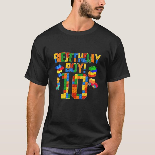T-shirt 10E Anniversaire Cadeau Bâtiment de 10 ans (Devant)