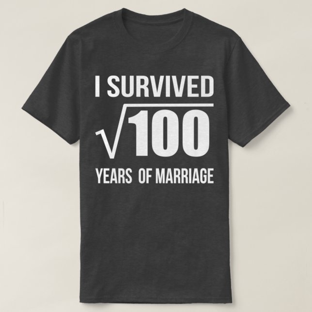 T-shirt 10e anniversaire du mariage (Design devant)