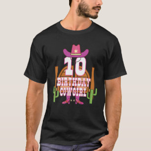 T-shirt 10E Anniversaire Femme 10 Anniversaire Rodéo Amour