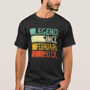 T-shirt 10e anniversaire Garçons Cadeau 10 ans Légende dep