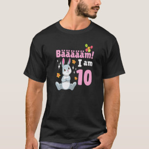 T-shirt 10e anniversaire Rabbit à thème Anniversaire fête