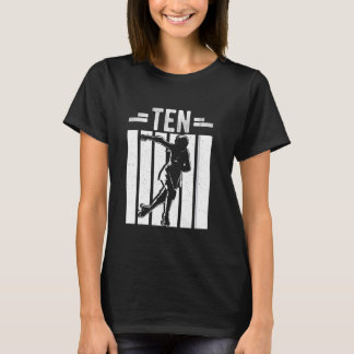 T-shirt 10e anniversaire Roller Skater Lifestyle Meilleur