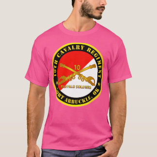 T-shirt 10e régiment de cavalerie Fort Arbuckle OK Buffalo