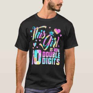 T-shirt 10ème Anniversaire Cette Fille Est Maintenant 10 C