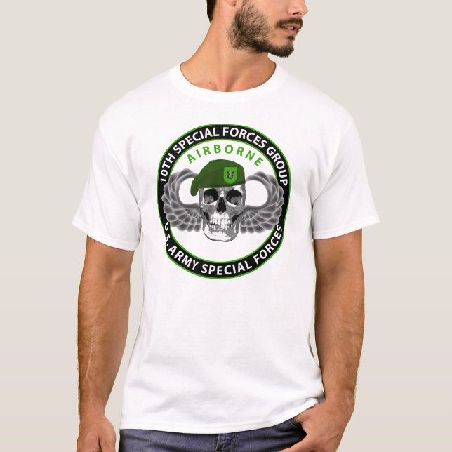 T-shirt 10ème Groupe de forces spéciales (Devant)