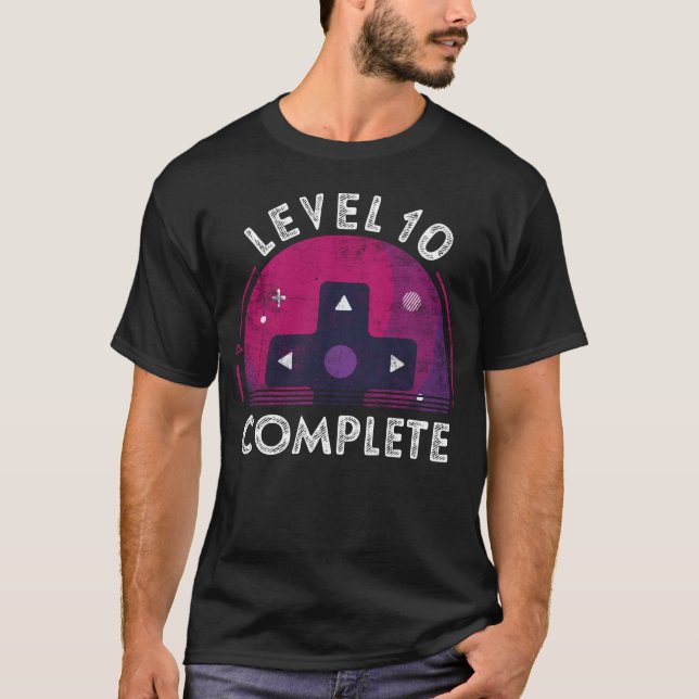 T-shirt 10ème Niveau 10 de cadeaux d'anniversaire de (Devant)