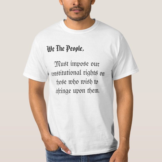 T-shirt 10ème Pièce en t d'amendement de ma collection de (Devant)