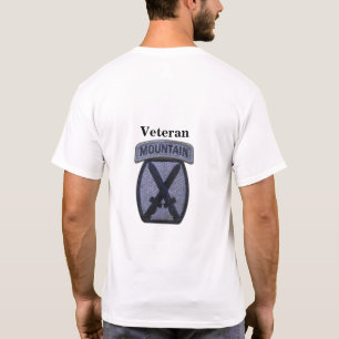 T-shirt 10ème Vétérinaires de vétérans de Division de