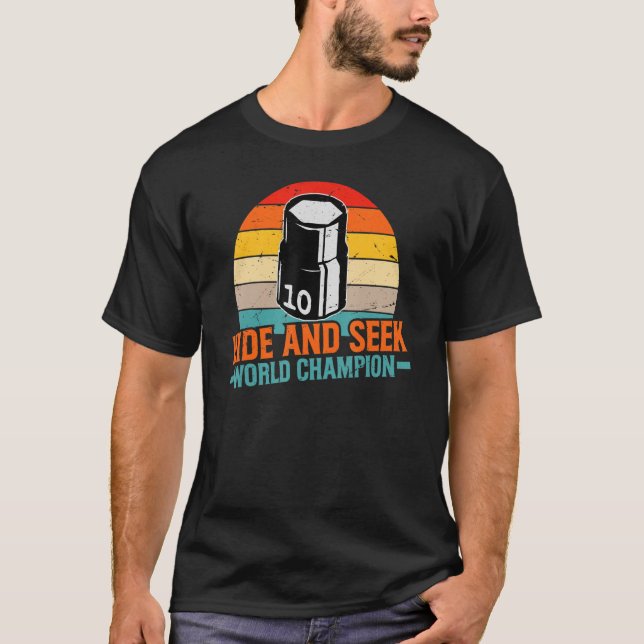 T-shirt 10mm Socket Manquant Caché Et Chercher Champion Du (Devant)