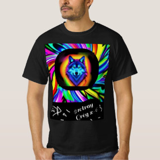 T-shirt 10tray Wolf Art Jojo Colors Awesome Original Artis