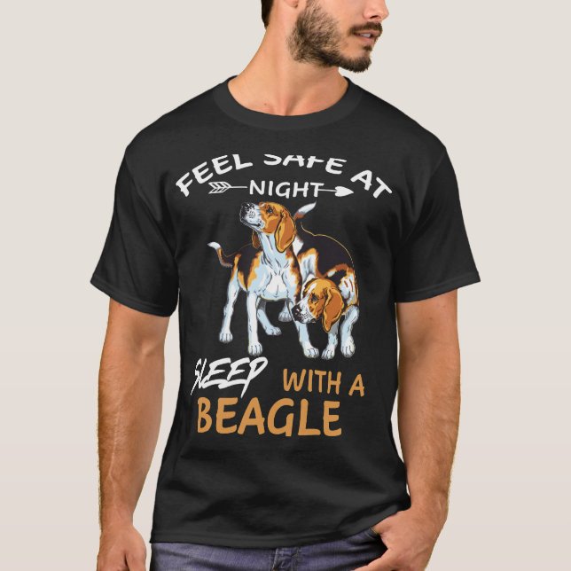 T-shirt 116 Sentez En Sécurité La Nuit Sommeil Avec Un Bea (Devant)