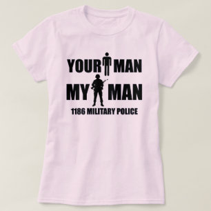 T-shirt 1186 polices militaires - votre homme - mon homme