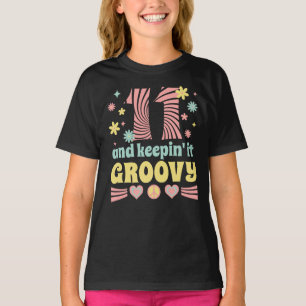 T-shirt 11 ans 11e anniversaire Super Vintage filles