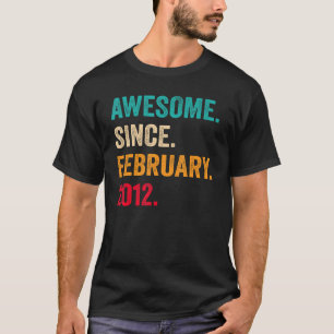 T-shirt 11 Ans 11ème Anniversaire Garçons Awesome Depuis F