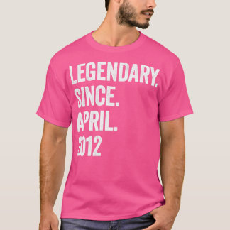 T-shirt 11 ans de légende depuis avril 2012 11e anniversai