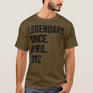 T-shirt 11 ans de légende depuis avril 2012 11e anniversai