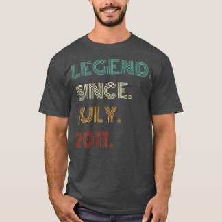 T-shirt 11 ans de légende depuis juillet 2011 11e annivers