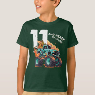 T-shirt 11 ans Prêt à se broyer - 11e anniversaire garçon 