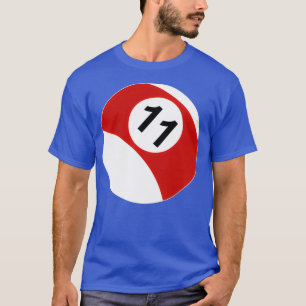 T-shirt 11 Bal Pool amp Billard