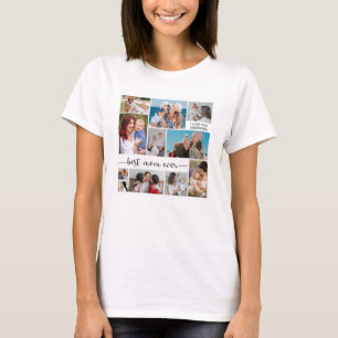 T-shirt 11 Photo Collage Best Mom Ever Femme