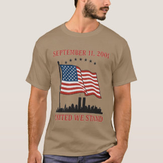 T-SHIRT 11 SEPTEMBRE 2001 UNITED NOUS SOMMES