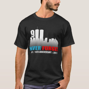 T-shirt 11 septembre - n'oubliez jamais - chemise