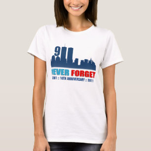 T-shirt 11 septembre - n'oubliez jamais - chemise