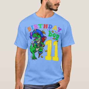 T-shirt 11e anniversaire Dinosaur Pirate