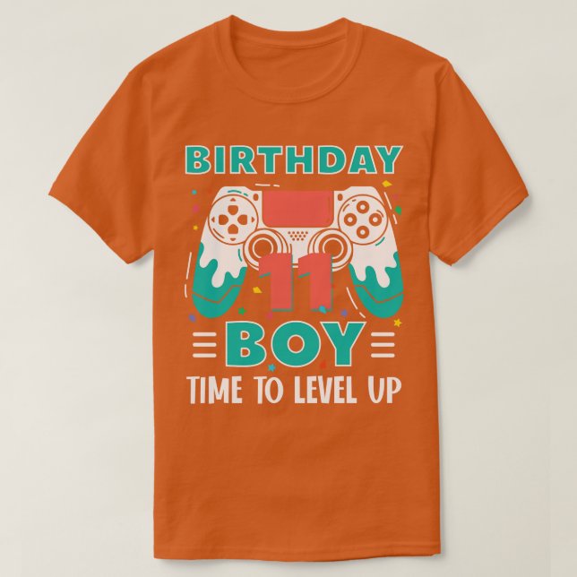 T-shirt 11e anniversaire garçon drôle Anniversaire cadeau  (Design devant)