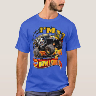 T-shirt 11e anniversaire Garçon et camions 11 ans pour enf