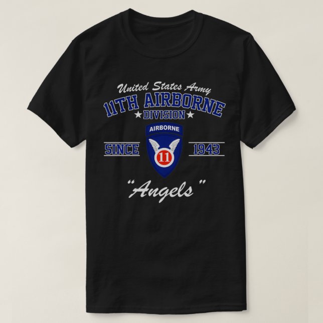 T-shirt 11e transmission de la division aéroportée (Design devant)